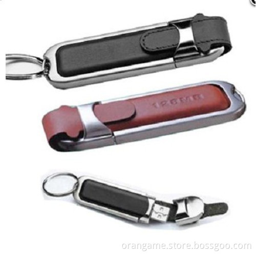 Promotion Leather USB Drive with Company Logo Leather USB 1GB-32GB for Choosing